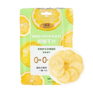 WEIHAN Dried Lemon Slices - Ready to Eat, Rich in Vitamin C, 0 Additives, 125g for Tea & Water Infusion