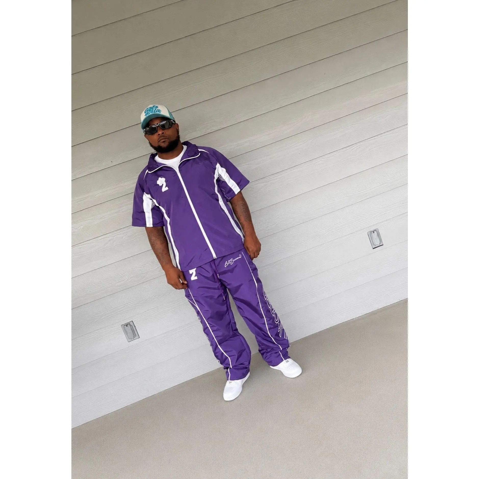 Believe2Succeed “BLESSED Purple Legacy Tracksuit Set