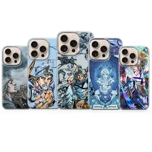 Jojo's Bizzare adventure anime phone case jojo for iPhone X, 11, 12, 13, 14, 15, 16, 17 & all sizes Samsung