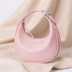 CN6057 Half Moon Bag Underarm Bag 2026 New Saddle Bag Fashionable and Versatile Single Shoulder Messenger Bag Light Luxury and Exquisite  TikTokShopHolidayHaul