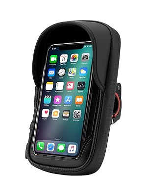 ROCKBROS Waterproof Motorcycle Phone Mount with Secure Mounting for All Smartphones - Universal Fit Handlebar Bag for Motorcycle Riders ROCKBROS Waterproof Motorcycle Phone Mount with Secure Mounting for All Smartphones - Universal Fit Handlebar Bag for Motorcycle Riders