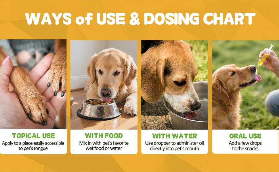 Dogs & Cats Natural Support Drops - Aids Respiratory Comfort, Urinary Health, Skin Relief & Digestion | Suitable for All Breeds & Ages | 2 Oz