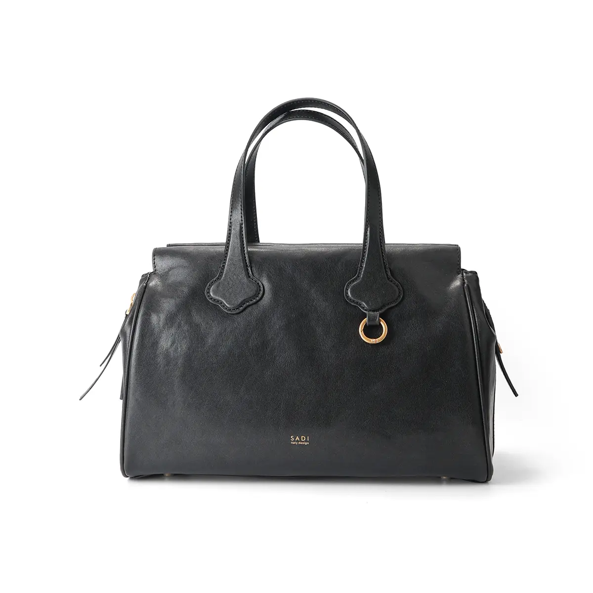 SADI Women's Retro Genuine Leather Tote Bag, High Quality Large Capacity Casual Shoulder Bag (37cm), Genuine Leather Bag