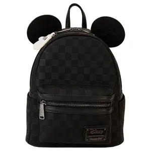Loungefly Disney Mickey Mouse Checkered Texture Mini Backpack