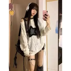 Y2K Emo Vintage Women Korean Streetwear Subculture Acubi Star T Shirts Aesthetic Gothic Grunge Tshirt Tops 2000s Alt Clothes