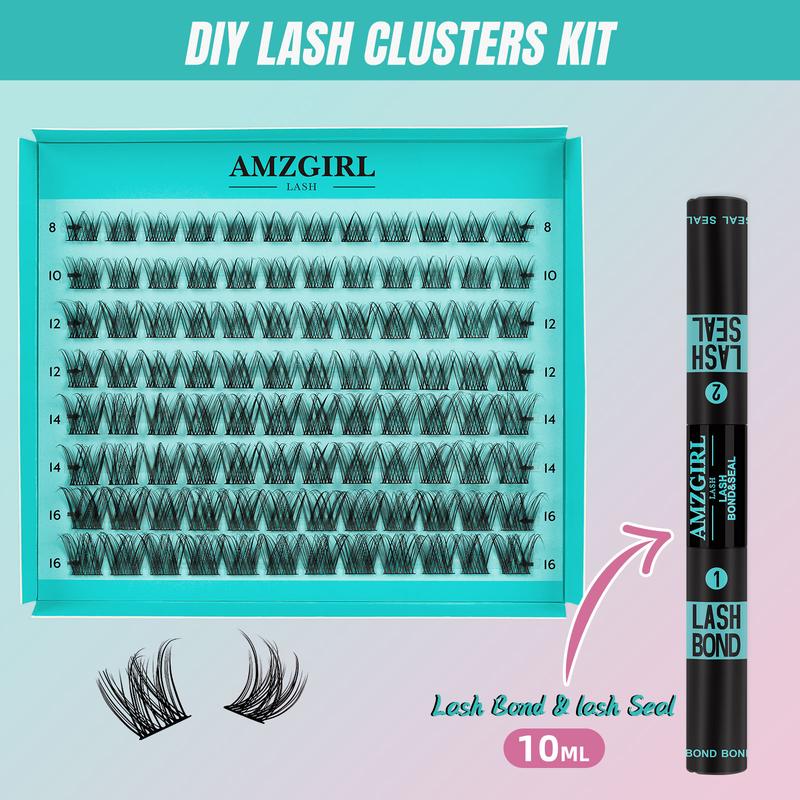 AMZGIRL LASH 84PCS Diy Lash Extension Kit Prism Eyelashes Makeup Cosmetic