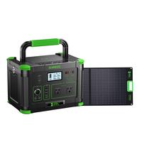 500W power station + 100W solar panel