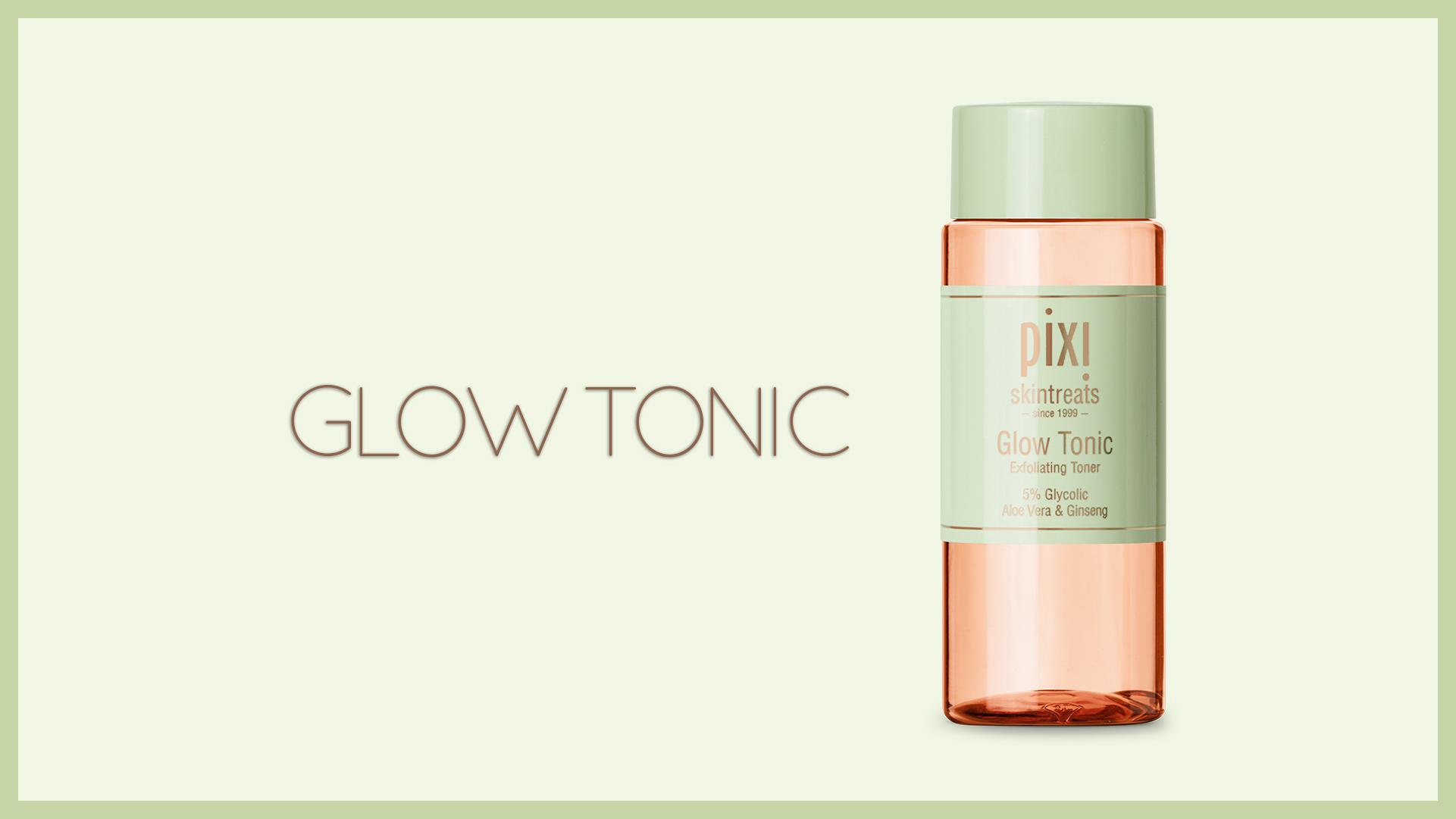Pixi Glow Tonic 100ml - Exfoliating Toner with Aloe Vera & Glycolic Acid