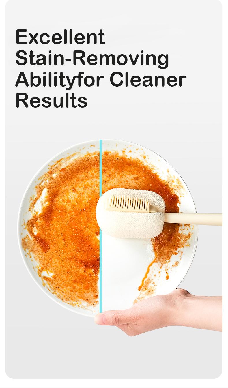 5-in-1 Multifunctional Cup Brush Set - Food-Grade Silicone & Sponge Heads | Rim/Gap/Straw Cleaner for Bottles Mugs