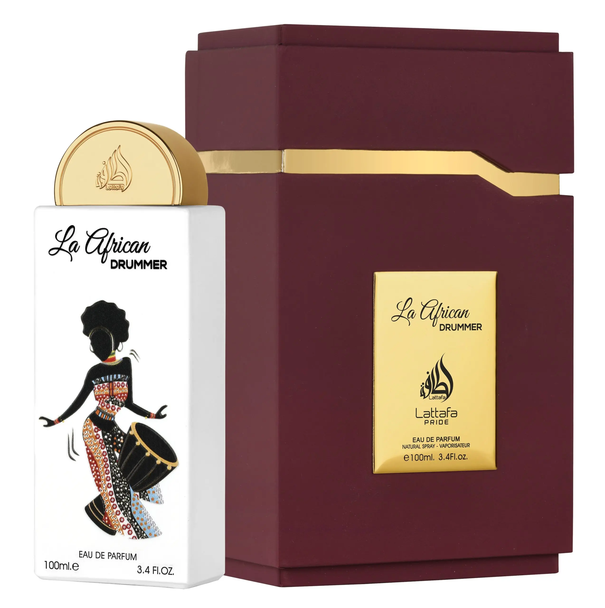 La African Drummer by Lattafa – 100ml Eau de Parfum | Bold, Rhythmic & Unforgettable Unisex Scent