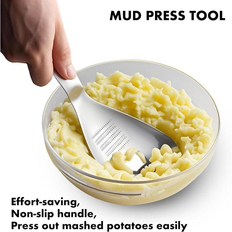 2026 2 PCS Heavy Duty Food Grade 304 Stainless Steel: Multifunctional Potato Masher with Slotted Spoon & Raw Egg Separator, Durable Kitchen Gadget for Mashing Potatoes, Avocados, Vegetables & Beans, Easy Clean & Dishwasher Safe. 2026 2 PCS Heavy Duty Food Grade 304 Stainless Steel: Multifunctional Potato Masher with Slotted Spoon & Raw Egg Separator, Durable Kitchen Gadget for Mashing Potatoes, Avocados, Vegetables & Beans, Easy Clean & Dishwasher Safe.