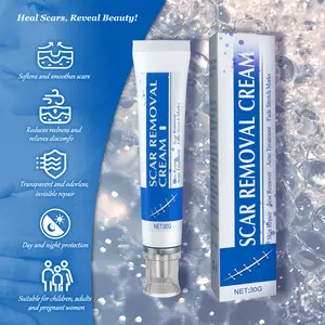 Scar Cream, Professional ScarRemoval Gel, Suitable for scar removaltreatment of post-operative scarsCaesarean section scars, Keloids, Burns,Acne