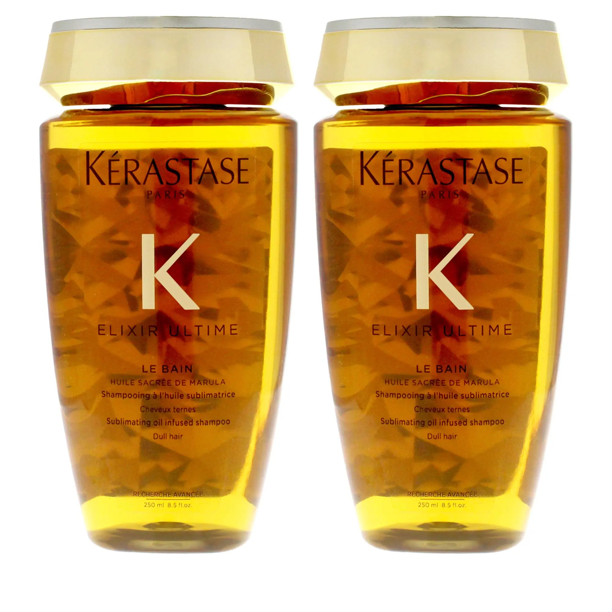 Elixir Ultime Le Bain Shampoo by Kerastase for Unisex - 8.5 oz Shampoo - Pack of 2