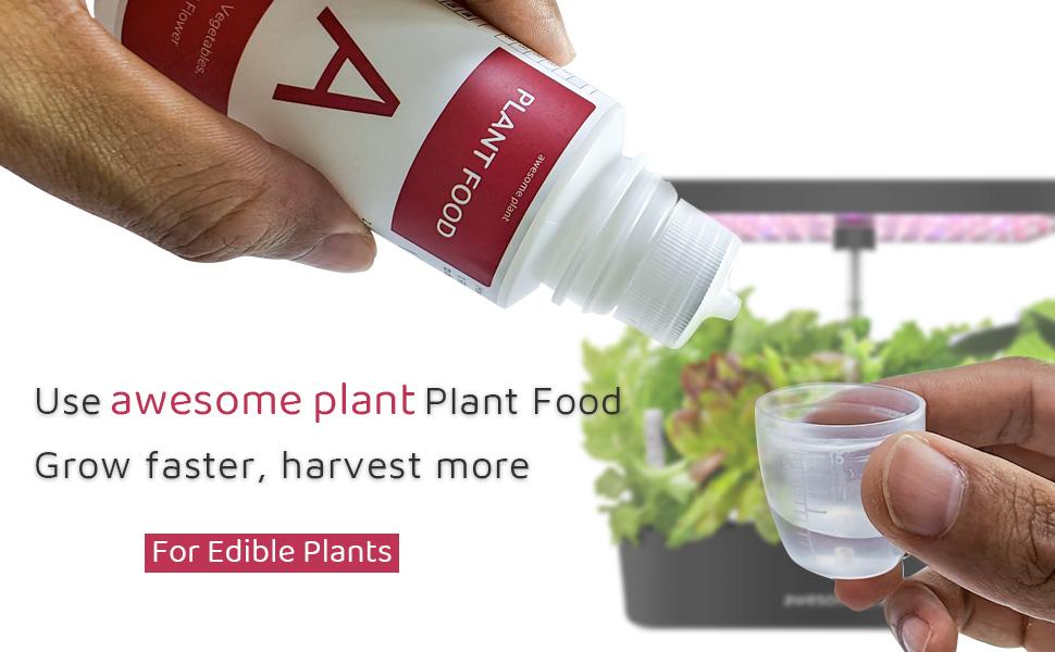 Awesome Plant Hydroponic Plant Food (9.9 oz. Pack),  Hydroponic Nutrients Fertilizer Replacement for Indoor Hydroponic Growing System, Compatible with AeroGarden and other models