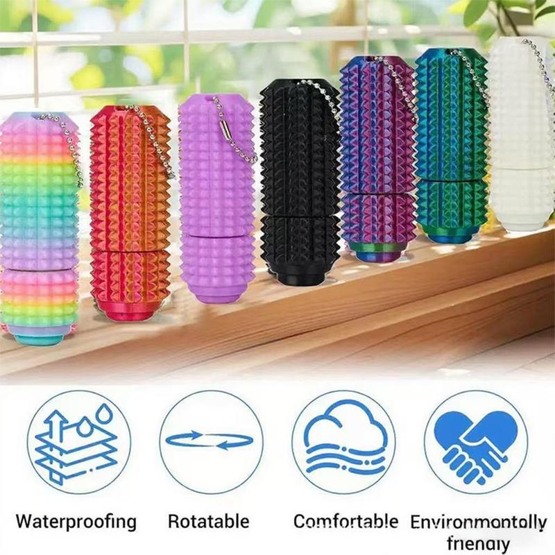 Funny Fidget Little Ouchies, Portable Stimulation Tool, 3D Printed Venting Key Pendant, Stress Relief Keychain, Novelty Gift Squishy Toy for Friends, Festival Gift
