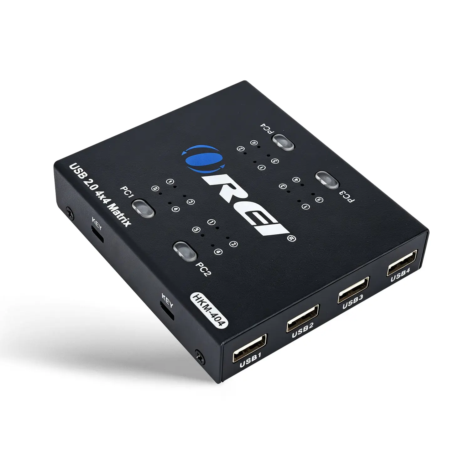 USB 2.0 4x4 Matrix Switch (HKM-404)