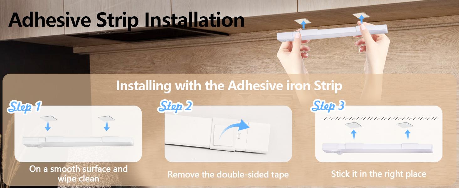 Under Cabinet Lights, LED Closet Lights with Motion Sensor Indoor, USB-C Rechargeable Counter Night Lights, Wireless Remote Kitchen Lights, Dimmable Lights for Home Decor, Kitchen, Stairs & Wardrobe Lighting, St. Patrick's Day Lights, Mother's Day Gifts