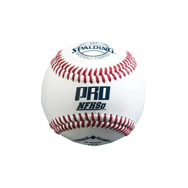 Spalding Pro WC41100HS Baseball, Official NFHS Certified Competition Ball with a Full-Grain Leather Cover, Baseballs, Sports, Nfhs Play