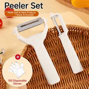 AA 2 in 1 Vegetable Peeler, Multifunctional Peeler & Grater, Kitchen Fruit Peeling Shredding Tool AA 2 in 1 Vegetable Peeler, Multifunctional Peeler & Grater, Kitchen Fruit Peeling Shredding Tool