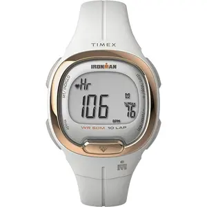 TIMEX T10 ROSE GOLD-TONE RESIN WATCH