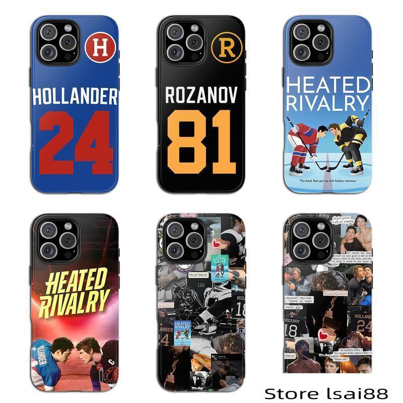 lsai Heated Rivalry Phone Case, Hollande, Rozanov, Game Changers Shockproof Case Cover Compatible With iPhone 16 15 14 13 12 11 Pro Max X XS, Galaxy S25 S24 S23 S22 Ultra, Gift For Fans.8lsai