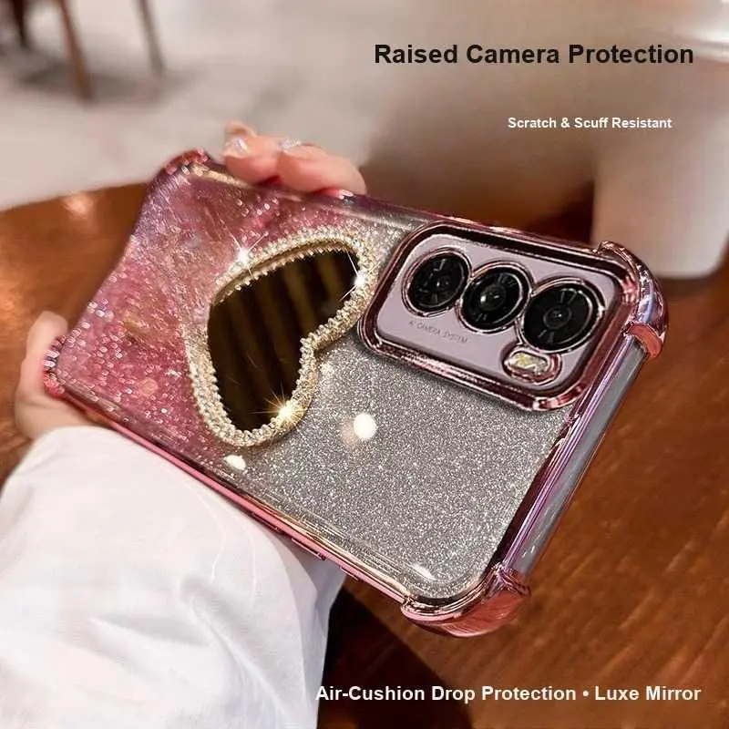 For Samsung Galaxy S25 Ultra Phone Case Premium Look For Galaxy S24+ Mirror For Galaxy A36 For Galaxy A55 Full Cover Airbag Shockproof Case HNAA11PLFEF