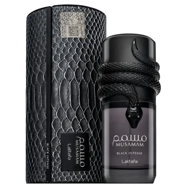 Lattafa Musamam Black Intense EDP - Unisex Long-Lasting Bold Aromatic Luxurious Fragrance, Single Item Beauty Product, Ideal Father's Day Gifts, Long Lasting Perfume for Men & Women