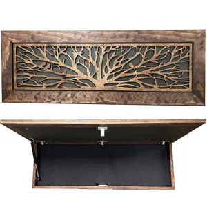 Large Wood Hidden Cabinet Birds In A Tree Wall Decoration - Hidden  Safe To Securely Store items In Plain Sight
