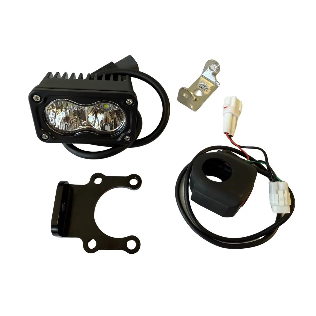 Durable LED Headlight Kit for Surron E-Bikes, Complete System with a Bolt-on Mount and 2 Beam Options for Trail and Night Riding, Complete Plug-And-Play Kit, Two Kit Options Available