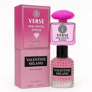 Women’s Perfume Gift Set – Verse Pink Crystal Intense + Milano Eau de Parfum (2 Pack), 3.4 fl oz Each