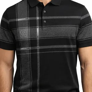 Mens Ace of Diamond Blue shirt with collar