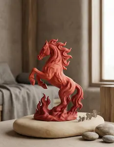 Year of the horse figure 2026 Red