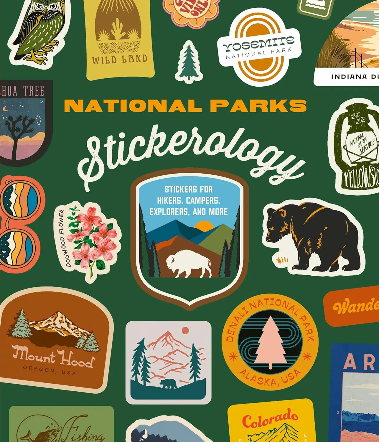 National Parks Stickerology: Stickers for Hikers, Campers, Explorers, and More: Stickers for Journals, Water Bottles, Laptops, Planners