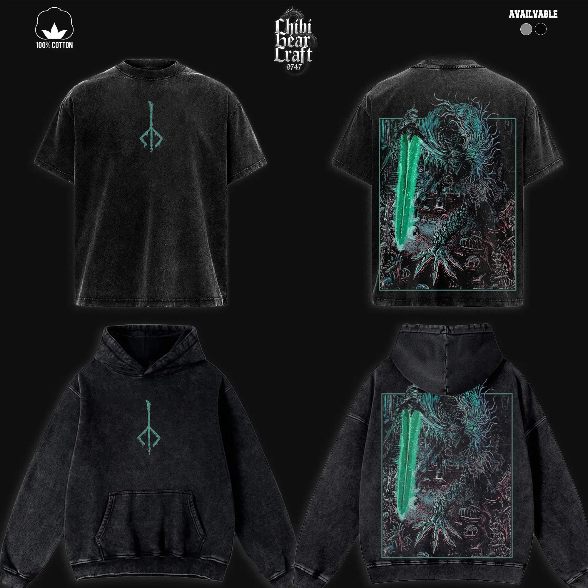 Bloodborne T-Shirt Ludwig Holy Moonlight Sword Vintage Washed Oversized Hoodie Soulsborne Gaming Graphic Tee Faded Dark Fantasy Gothic Streetwear Y2K Merch Gift For Game Fan