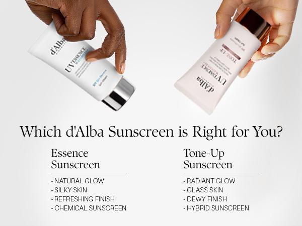 [OFFICIAL d'Alba] [2 Bottles Set] White Truffle Waterfull Tone Up Sunscreen Serum (Total 3.38 fl oz)