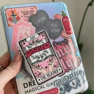 Smut The Reader Tarot Card Phone Grip, Bookish Kindle Holder, Magnetic Pop Socket, Magsafe Phone Accessory, Book Lover Gift