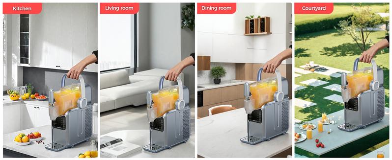 GSEICE 3L Slushy Machine Big Capacity for Easy Slushie Multi-Preset Soft Serve Slushie Machine Automatic Professional Frozen Drink Maker Slushie machine Slush Machine for Sale