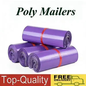 Purple Poly Mailers Shipping Mailing Packaging Plastic Envelope Self Sealing Bag