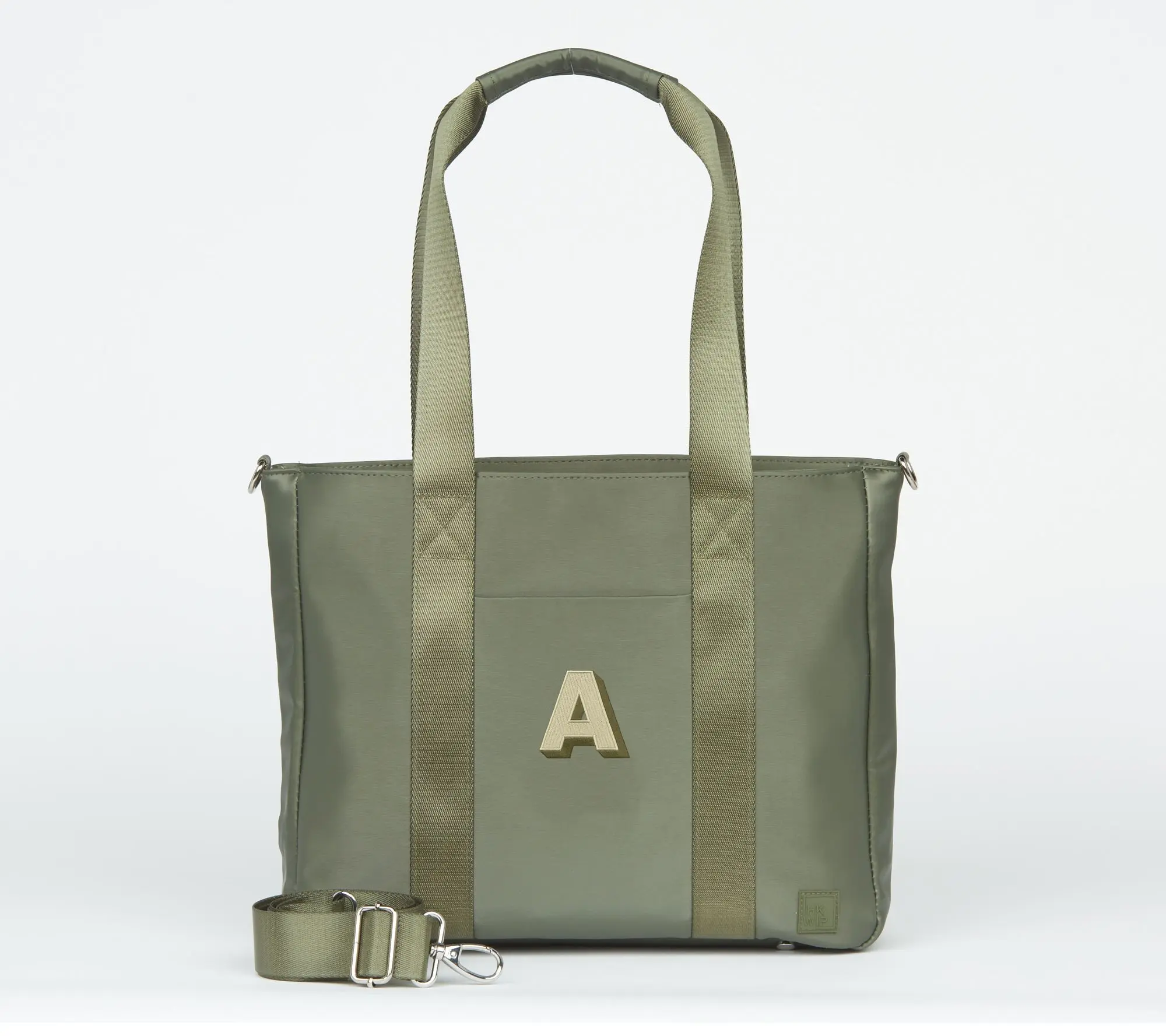 IHKWIP Monogram Initial Tote with Crossbody Strap