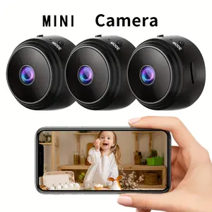3-Piece A9 Smart Security Camera 2026 Upgrade, 1080P HD Wireless Camera, Motion Alerts, and Remote Viewing, Ideal for Home, Pet, and Baby Monitoring