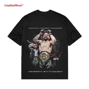 CombatWear Alexander 'The Great' Volkanovski T-Shirt Heavy Cotton UFC 325 for Fighters & Fans MMA True Champion Premium Apparel