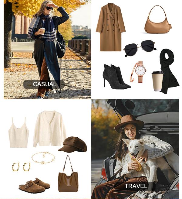 TARSE Women’s Corduroy Wide Leg Pants Baggy Minimalist Boho Pants Casual Elastic Waisted Palazzo Harem Pants with Pockets Trendy Barrel Trousers Womenswear Loose