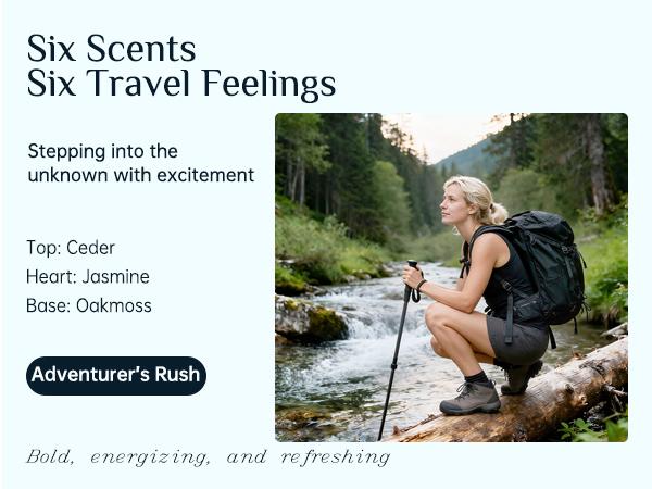 ASAKUKI Luxury Hotel Collection Essential Oils Set for Home & Diffusers - Hotel Haven, Neon & Rain, Hawaiian Aloha, Warm Encounters, Finally Free, Adventurer’s Rush fragrance