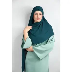Diamond Chiffon with Matching Undercap Teal Green #21