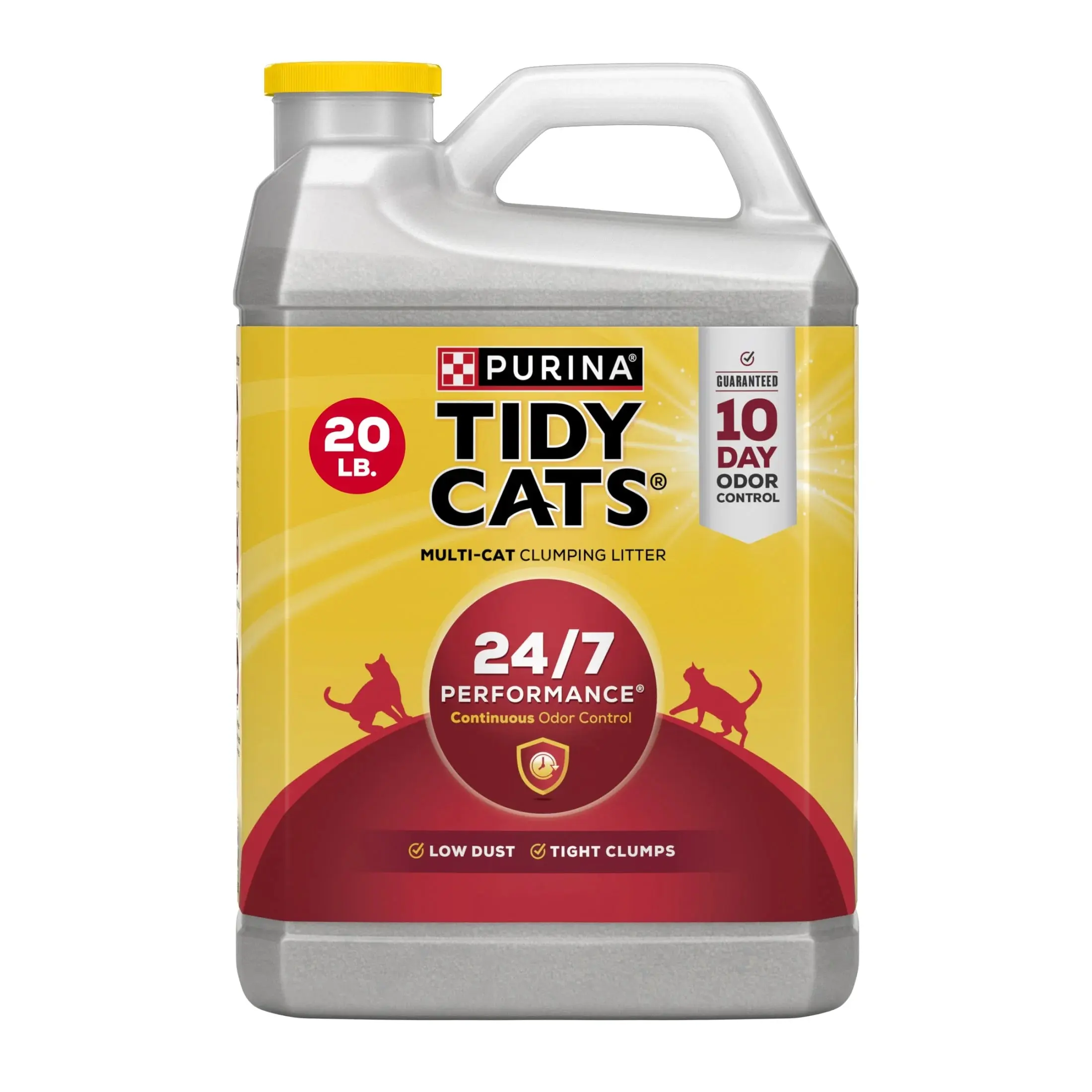 Purina  24/7 Performance Clumping Cat Litter, Clean Linen Scent, 20 Lb Jug