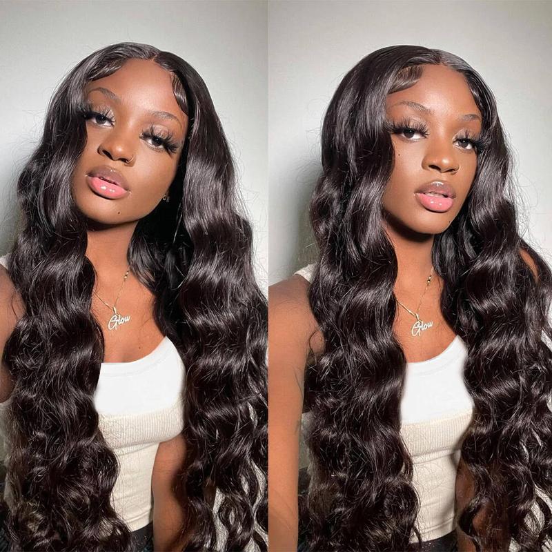 13X6 Glueless Drawstring Wig 180 Density Wear And Go Body Wave Wigs Human Hair Pre Cut Pre Plucked Body Wave Lace Front Wigs For Women 13X4 Pre Cut Lace Closure Wig Natural Hairline