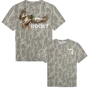 Mossy Oak Roost Painted Mallard Tee For Men - Mossy Oak Washed Bottomland Mallard Tee, Hunting Shirt, Gift for Dad, Gift For him, Hunting Season Shirt