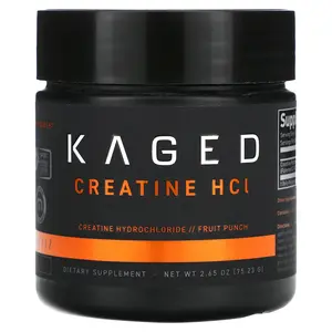 Kaged Creatine HCl, Fruit Punch, 2.65 oz (75.23 g) Kaged Creatine HCl, Fruit Punch, 2.65 oz (75.23 g)