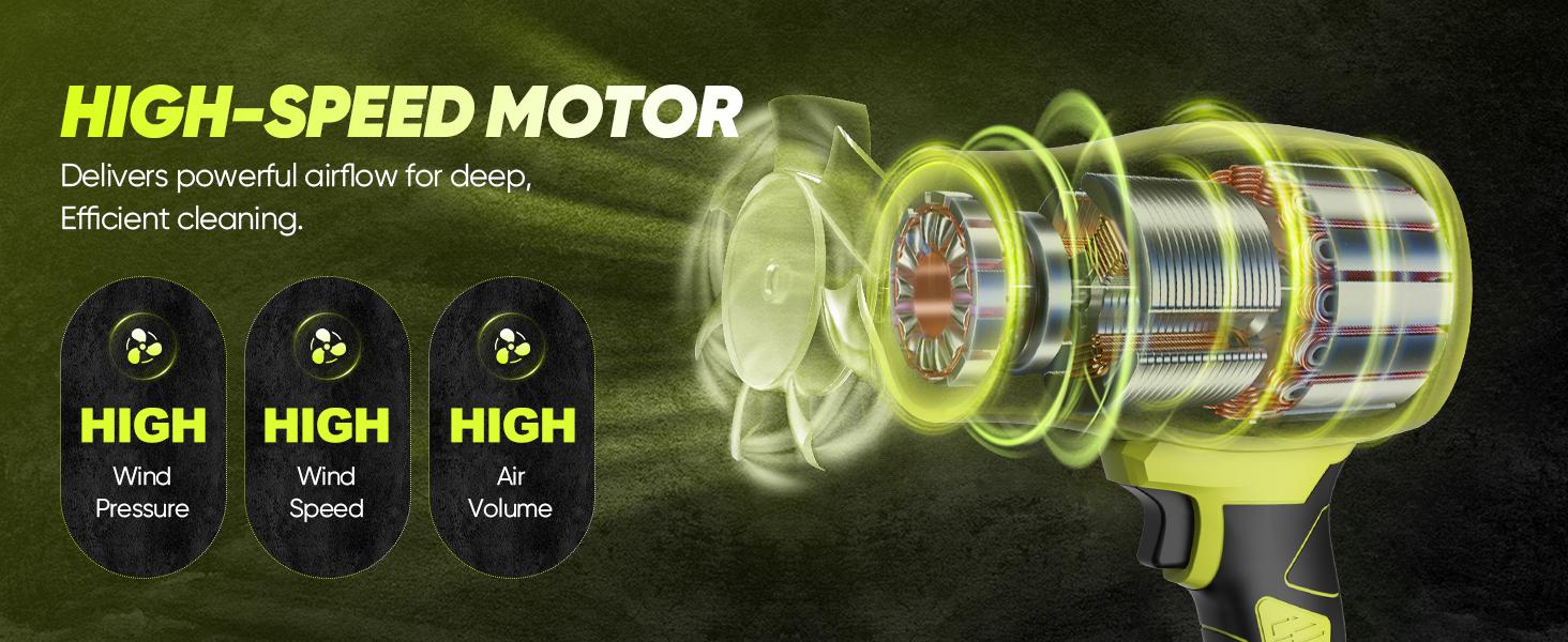 SEESE Turbo Jet Blower,Leaf Blower, Violent Turbo Fan, Pure Copper Motor,Car Drying After Wash, Handheld Snow Blower,Cordless Turbo Power Air Duster,Home Improve,Garden Mainte Holiday gifts