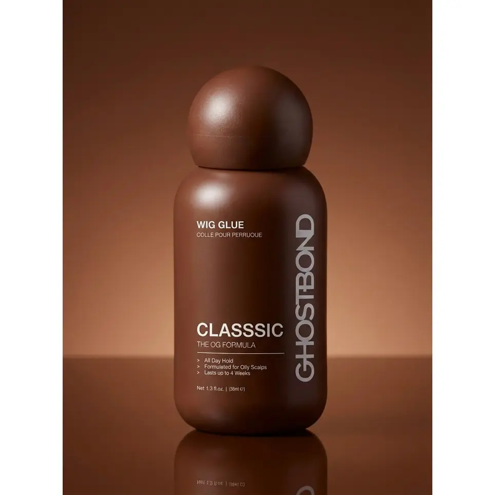 Ghostbond Classic Wig Glue for Extended Wear All Day Hold Haircare Clear Oily Scalps